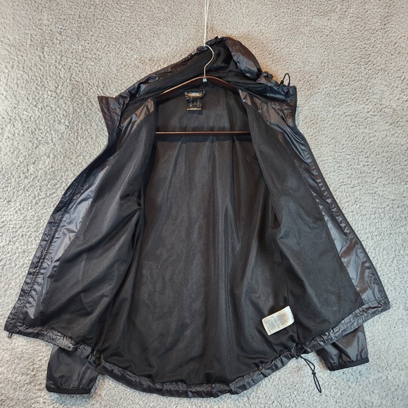 Adidas Full Zip Hooded Windbreaker Womens Small Jacket Pockets Performancewear - Picture 6 of 9
